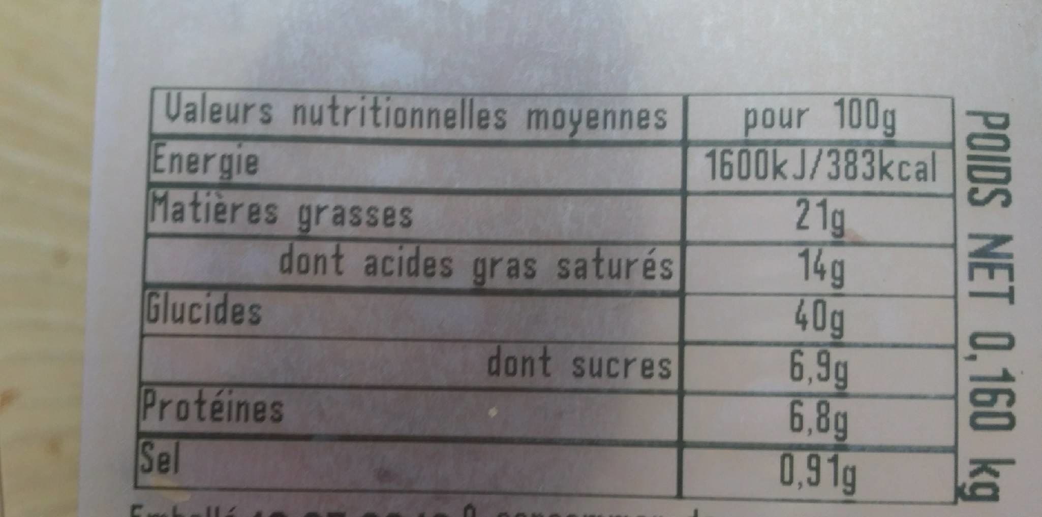 Open Food Facts Croissant les trois meuniers packshot