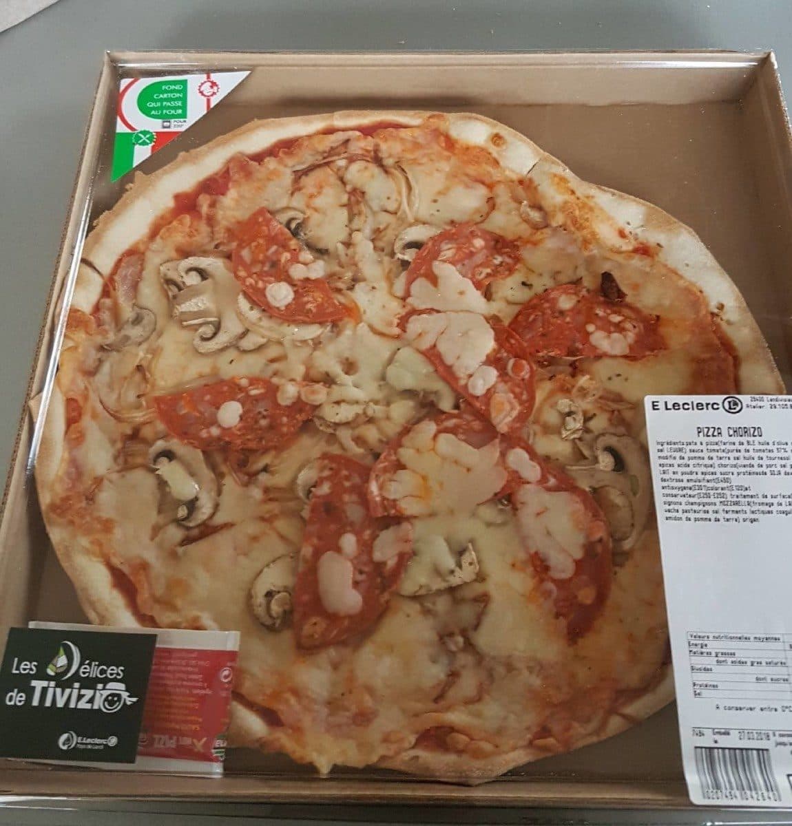 Open Food Facts Pizza chorizo packshot