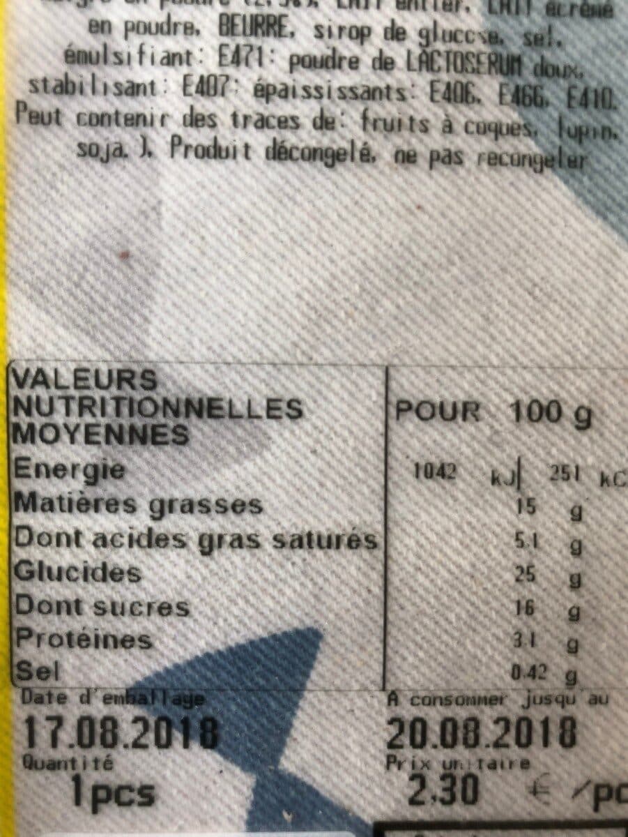 Open Food Facts Religieuse packshot