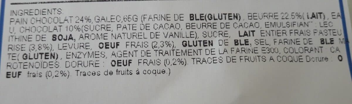 Open Food Facts Pain au chocolat packshot