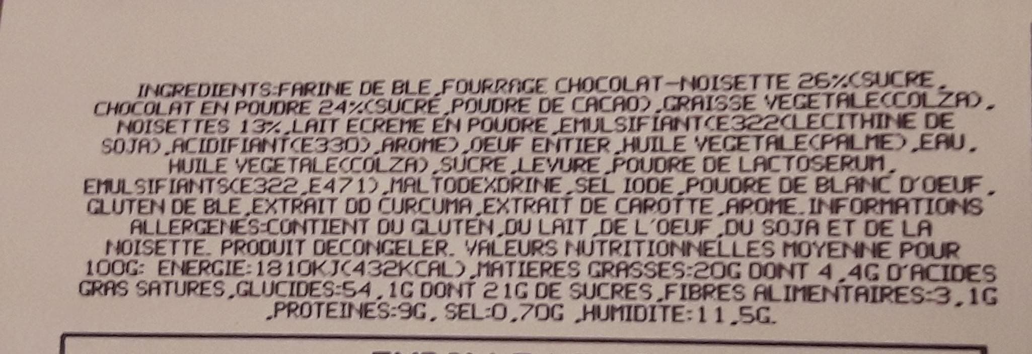 E.leclerc Beignets choco/noisette packshot