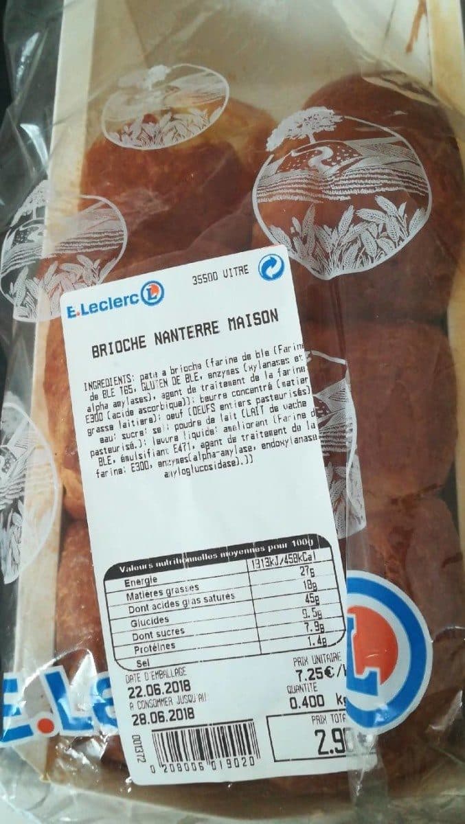 Open Food Facts Brioche packshot