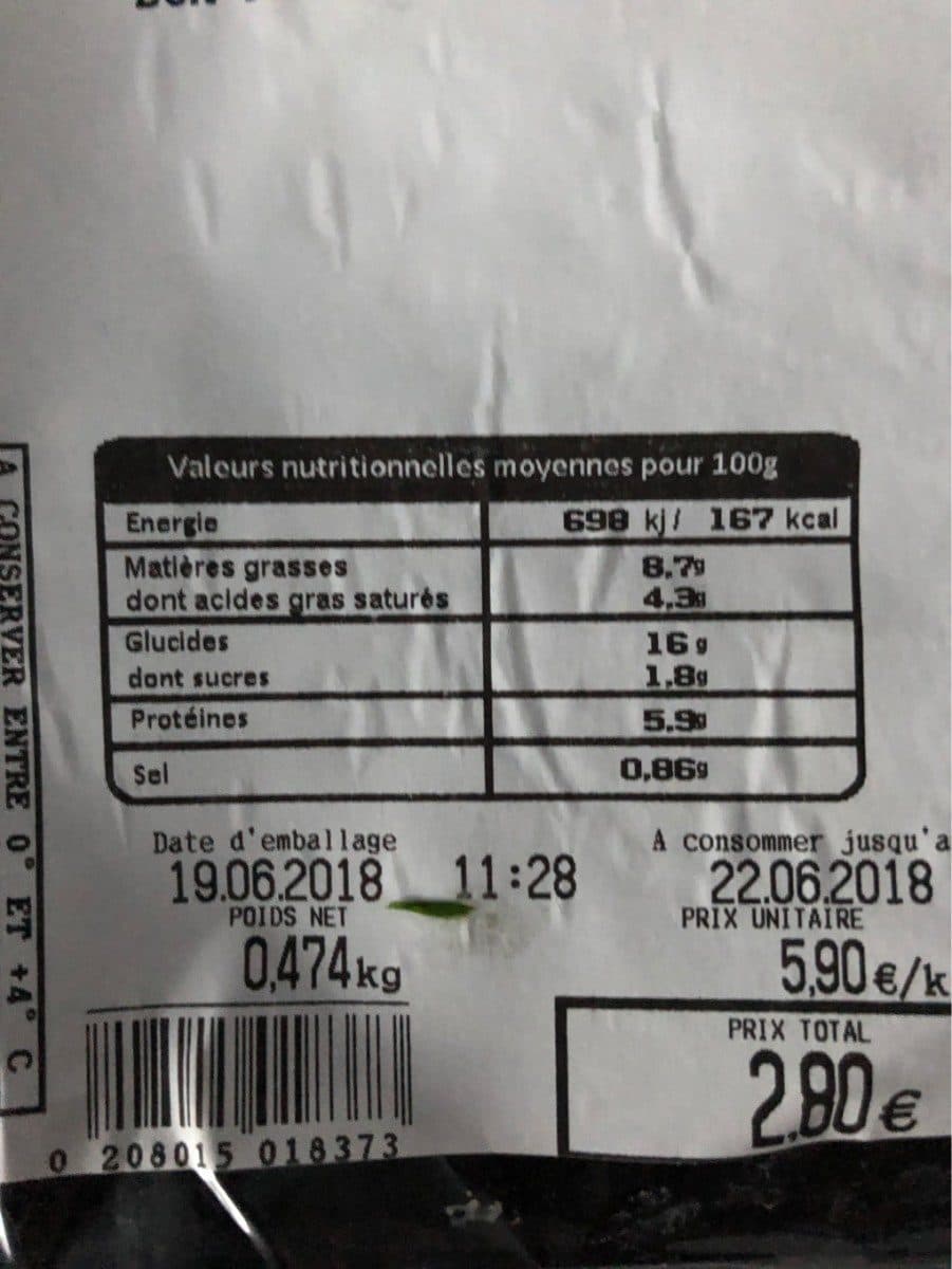 E.Leclerc Box pennes carbonara packshot