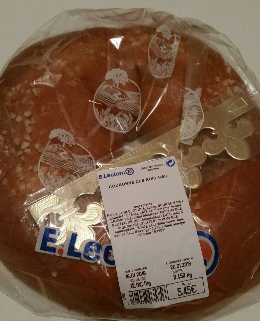 Leclerc Couronne des rois packshot