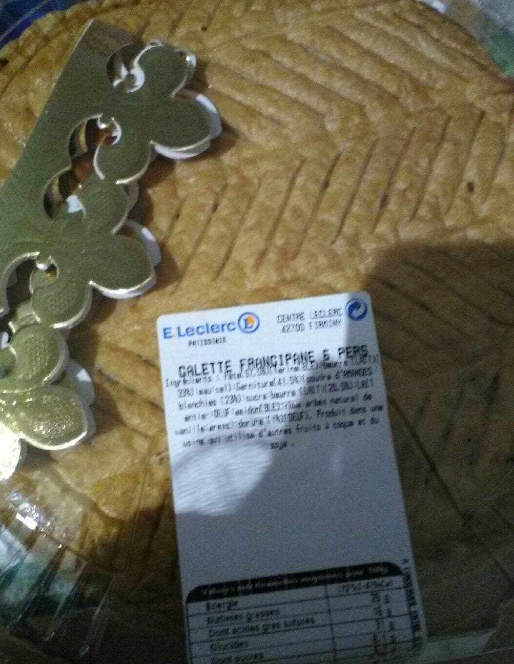 E.Leclerc Galette frangipane packshot