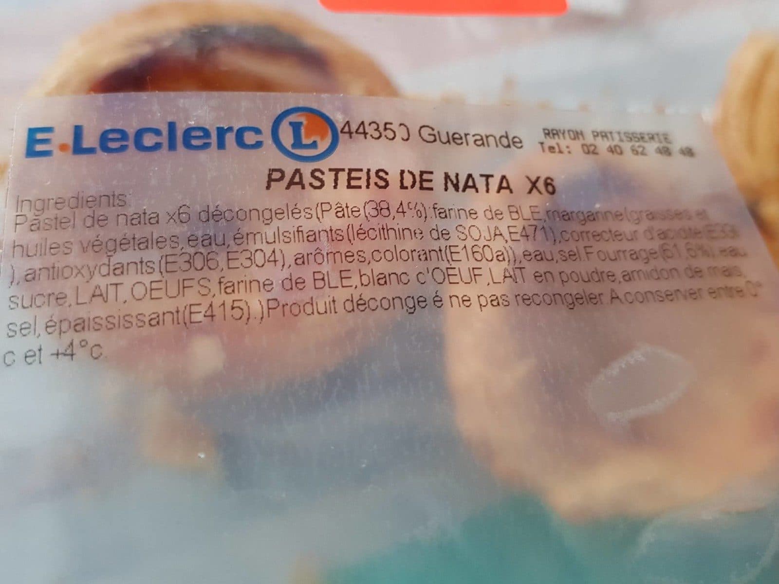Open Food Facts Pasteis de nata packshot