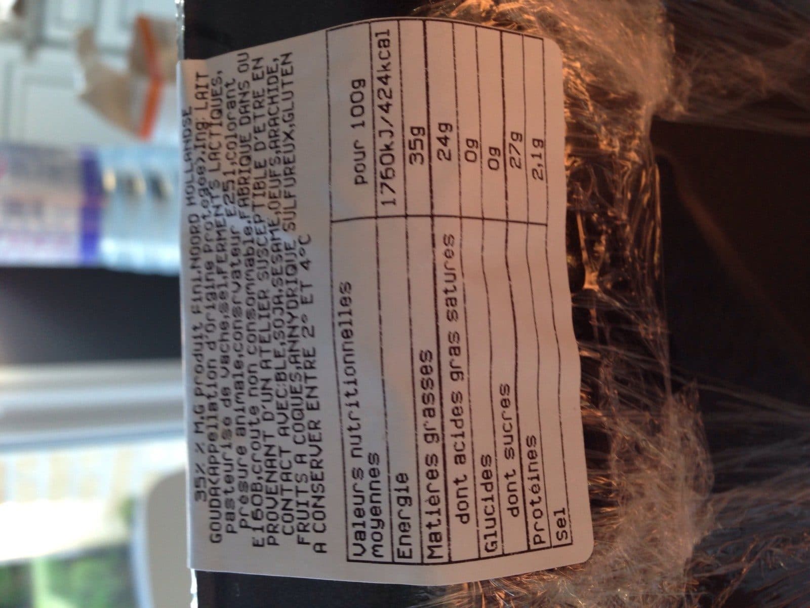 Open Food Facts Gouda vieux old duch aop packshot