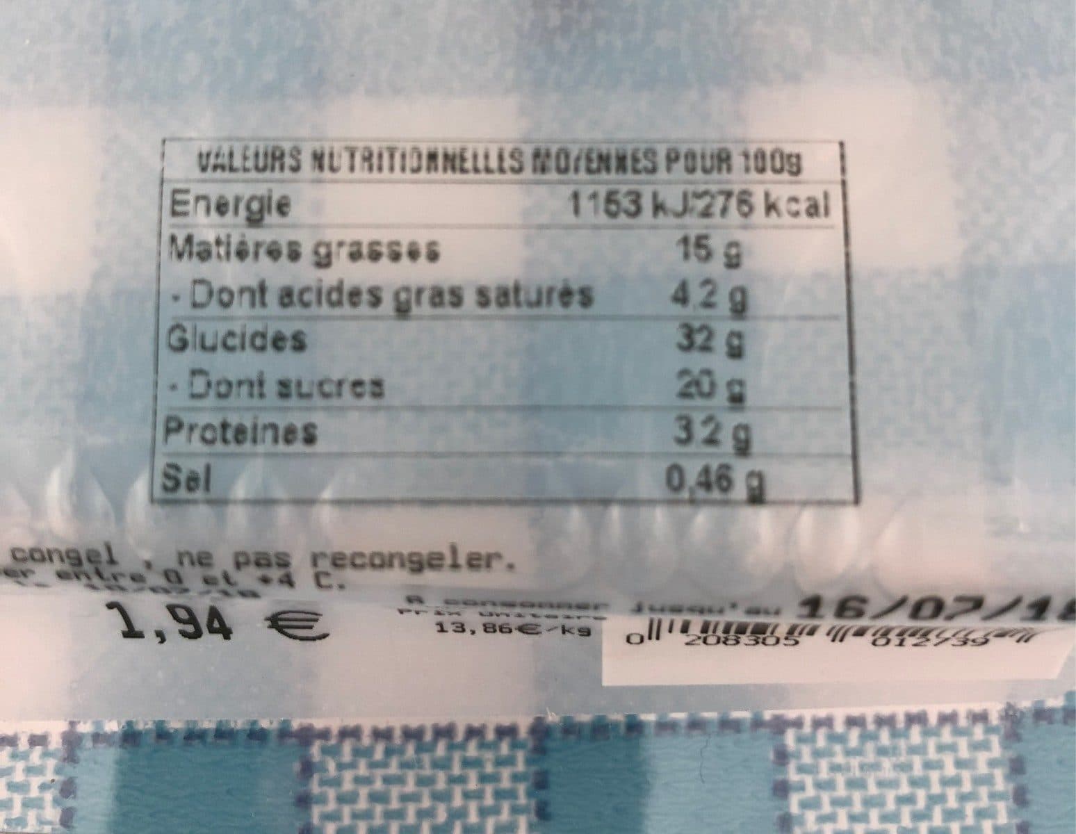 Open Food Facts Eclair cafe/choco packshot