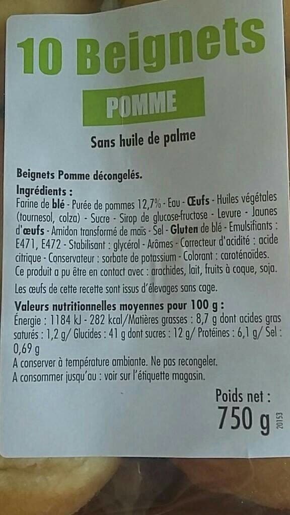 Open Food Facts Beignet aux pommes packshot