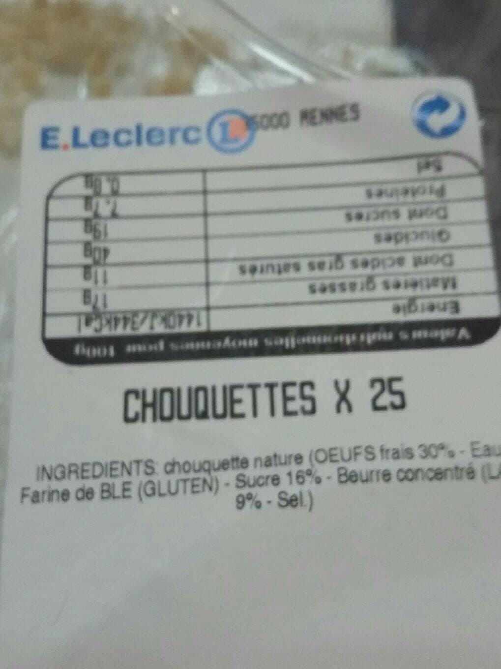 Leclerc Chouquettes packshot
