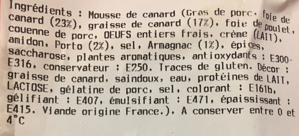 E.Leclerc Mousse de canard packshot