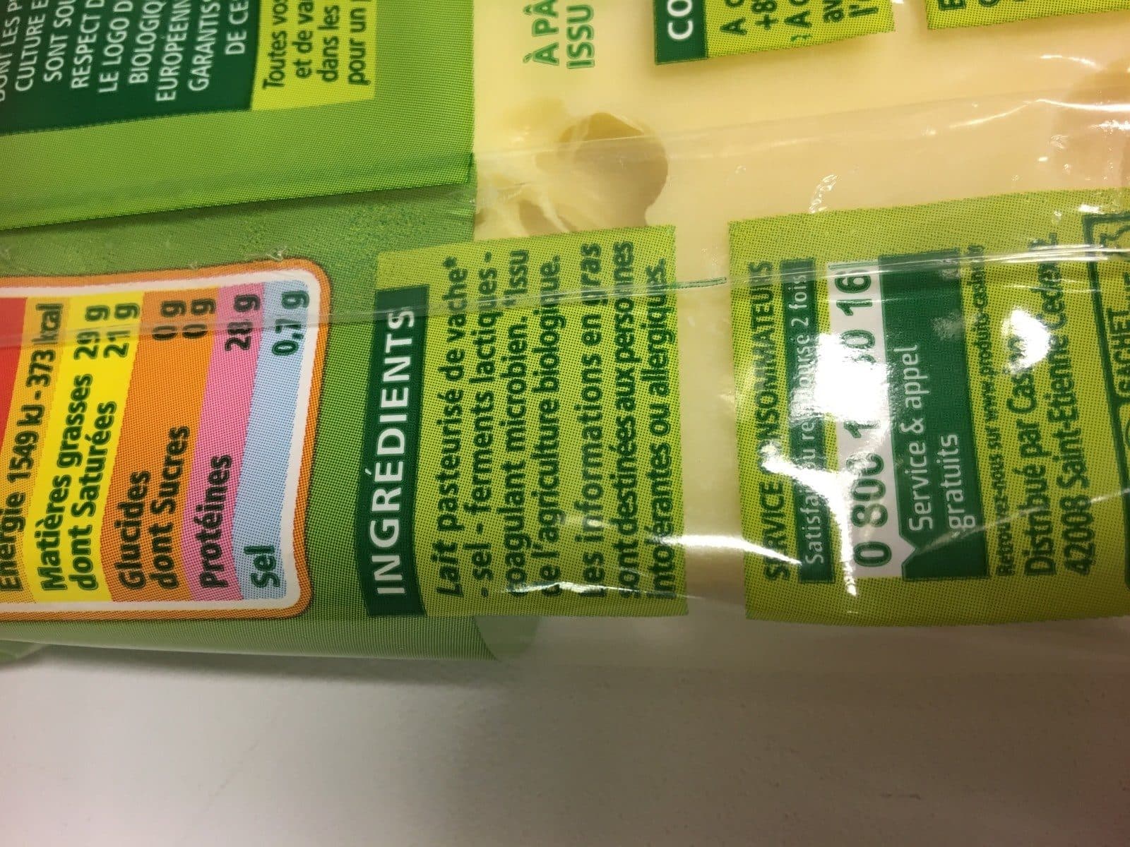 Open Food Facts Emmental bio packshot