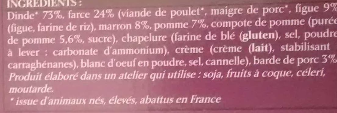 Picard Dinde farcie packshot