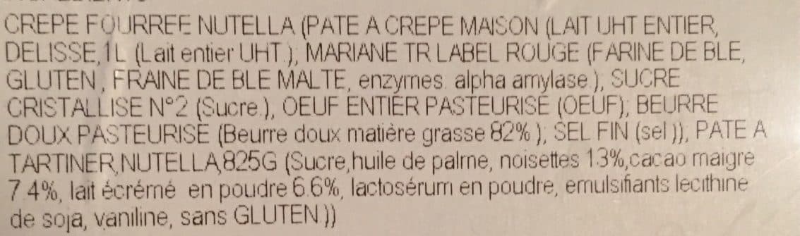 Leclerc Crêpes Fourrées Nutella *4 packshot