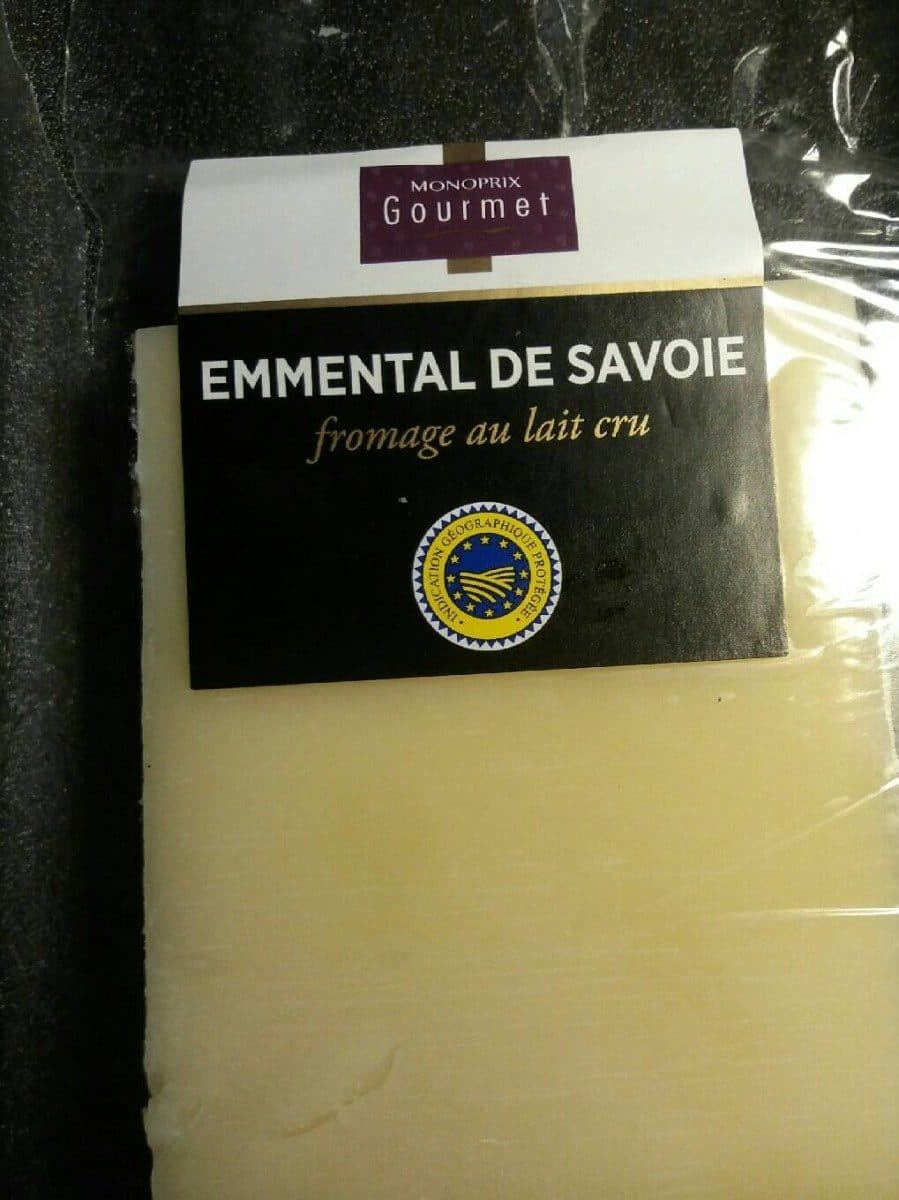 Monoprix Gourmet Emmental de Savoir IGP packshot