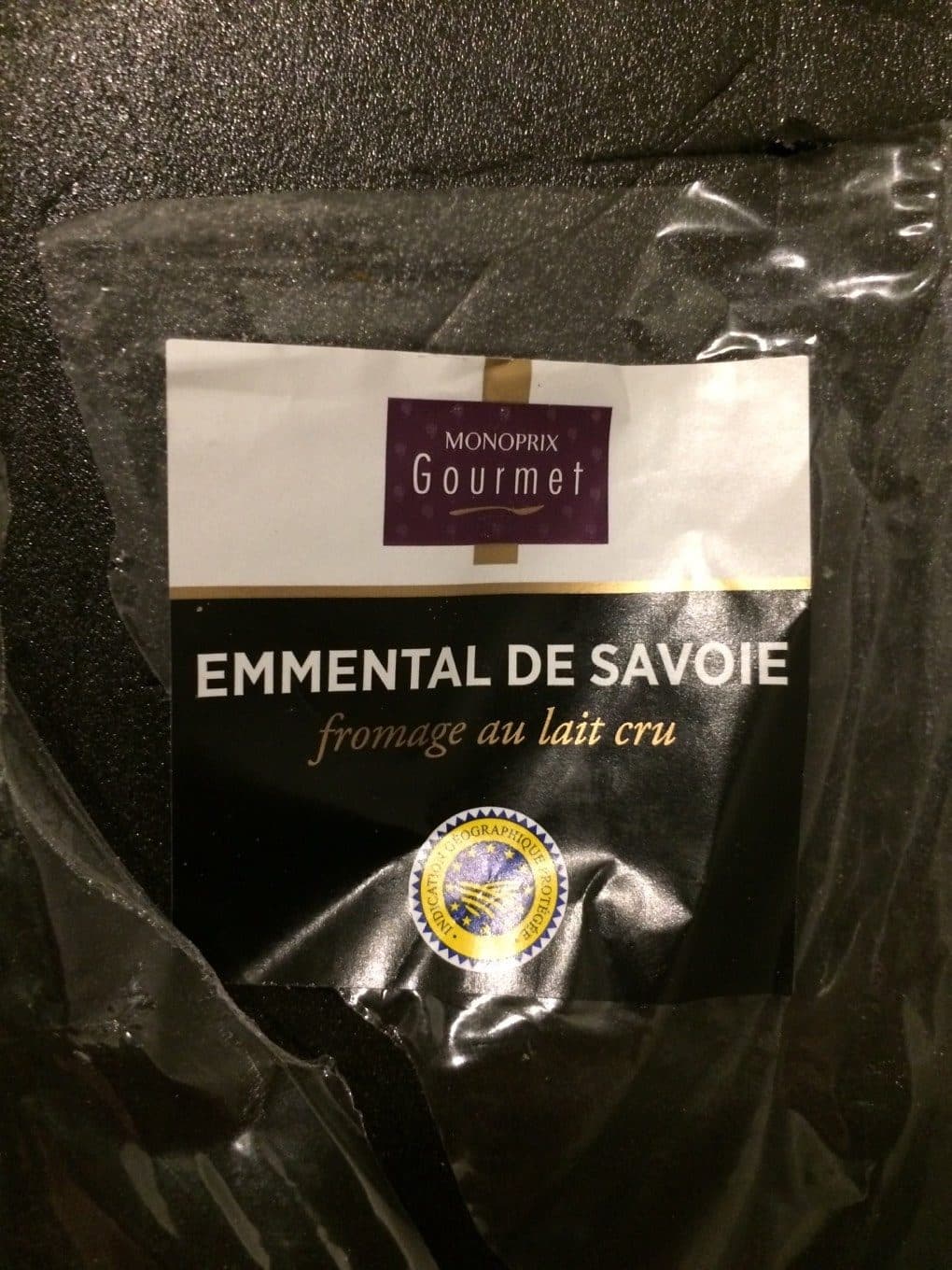 Monoprix Gourmet Emmental de Savoie packshot