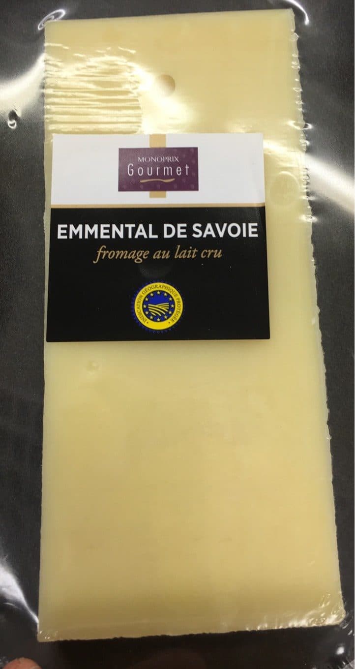 Monoprix Gourmet Emmental de savoie packshot