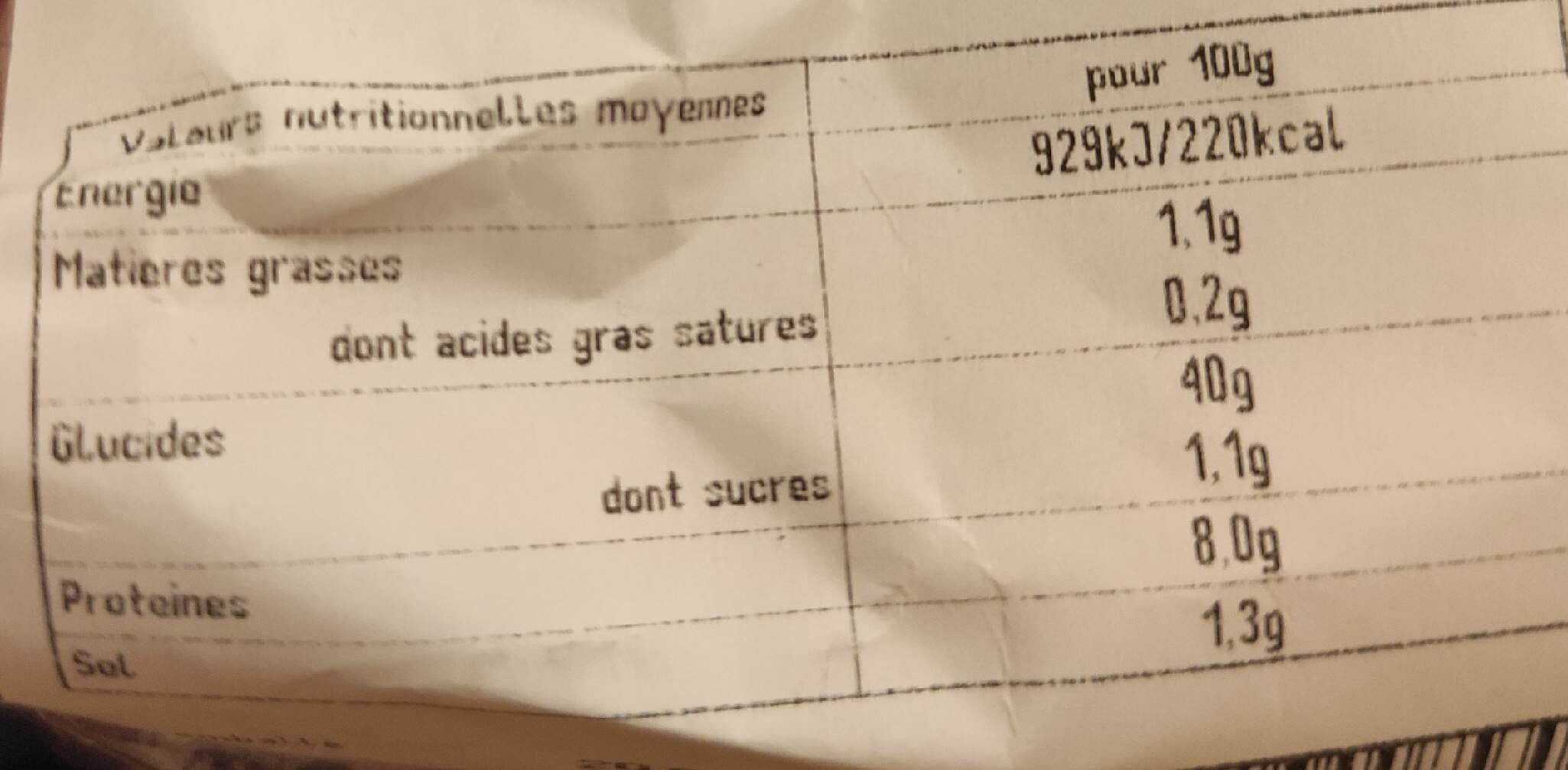 Open Food Facts Pain complet packshot