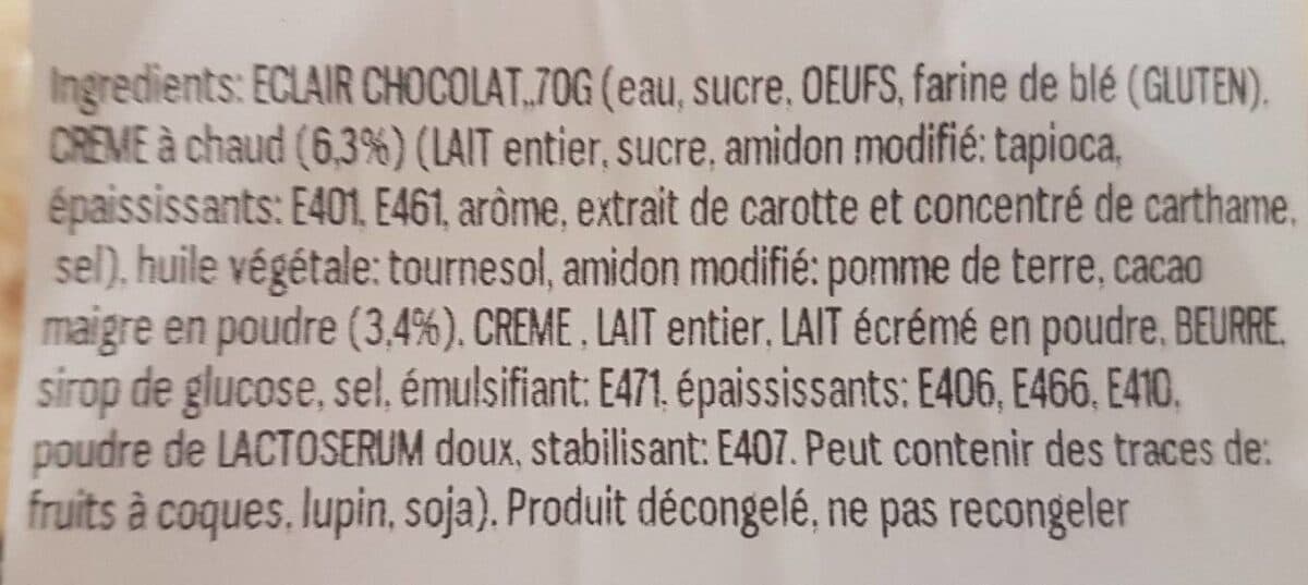 Open Food Facts Eclair chocolat packshot