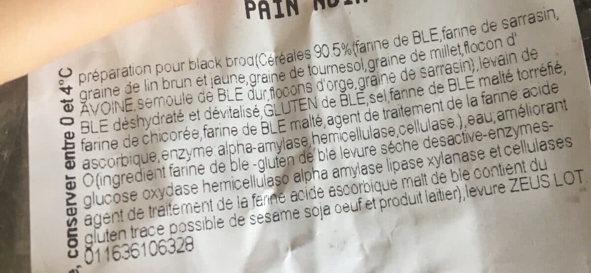 Leclerc Pain noir packshot