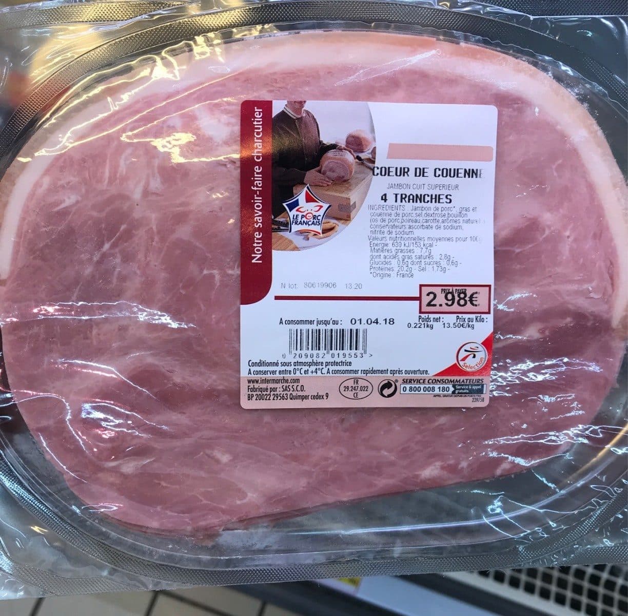 Open Food Facts Coeur de couenne packshot
