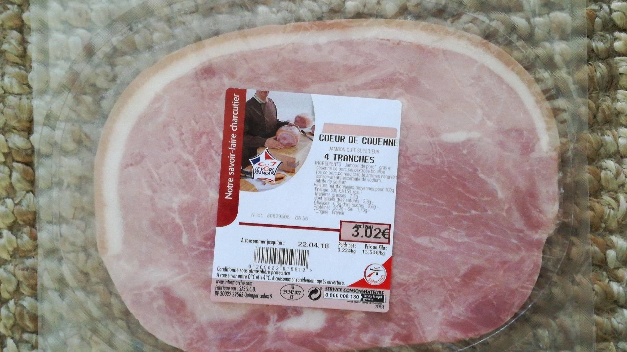 Open Food Facts Coeur de couenne packshot