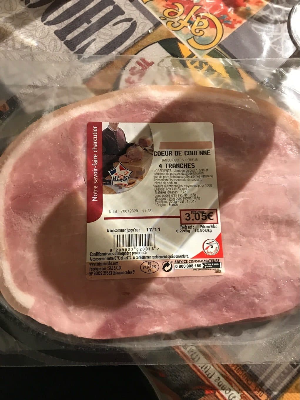 Selection Intermarche Coeur de couenne packshot