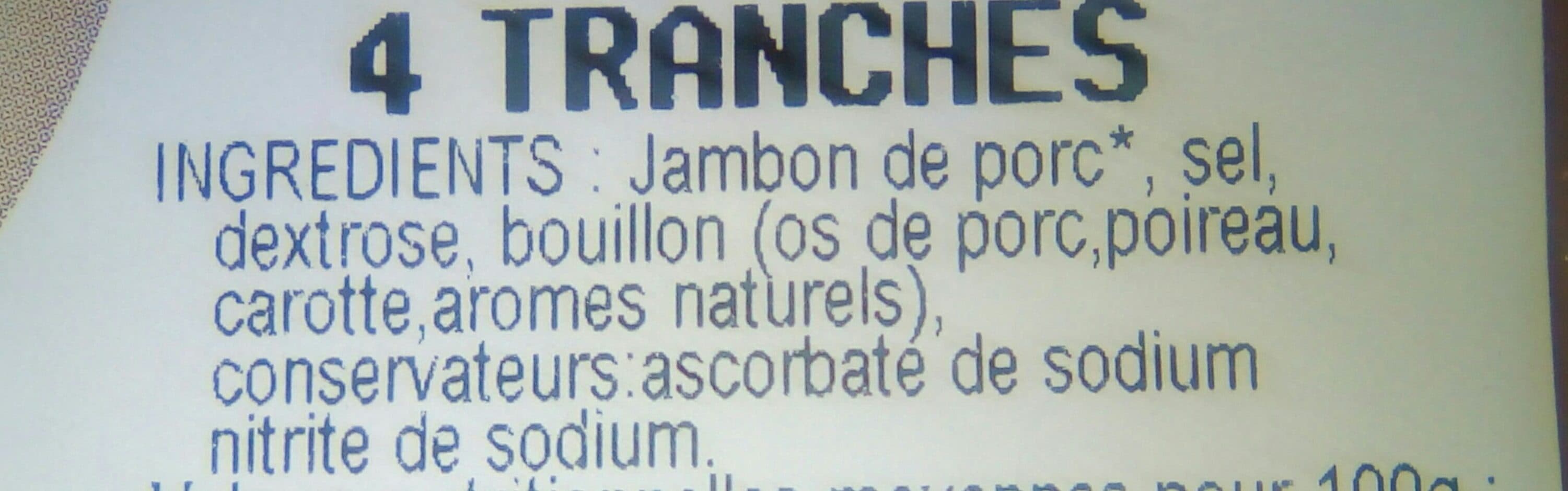 Le Torchonnay Jambon supérieur cuit au torchon packshot