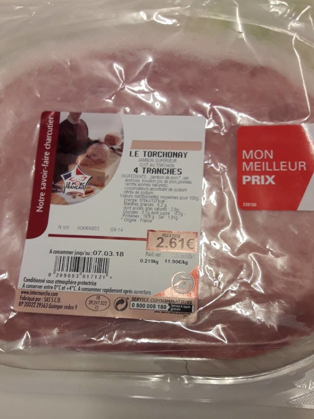 Intermarché Le torchonay packshot