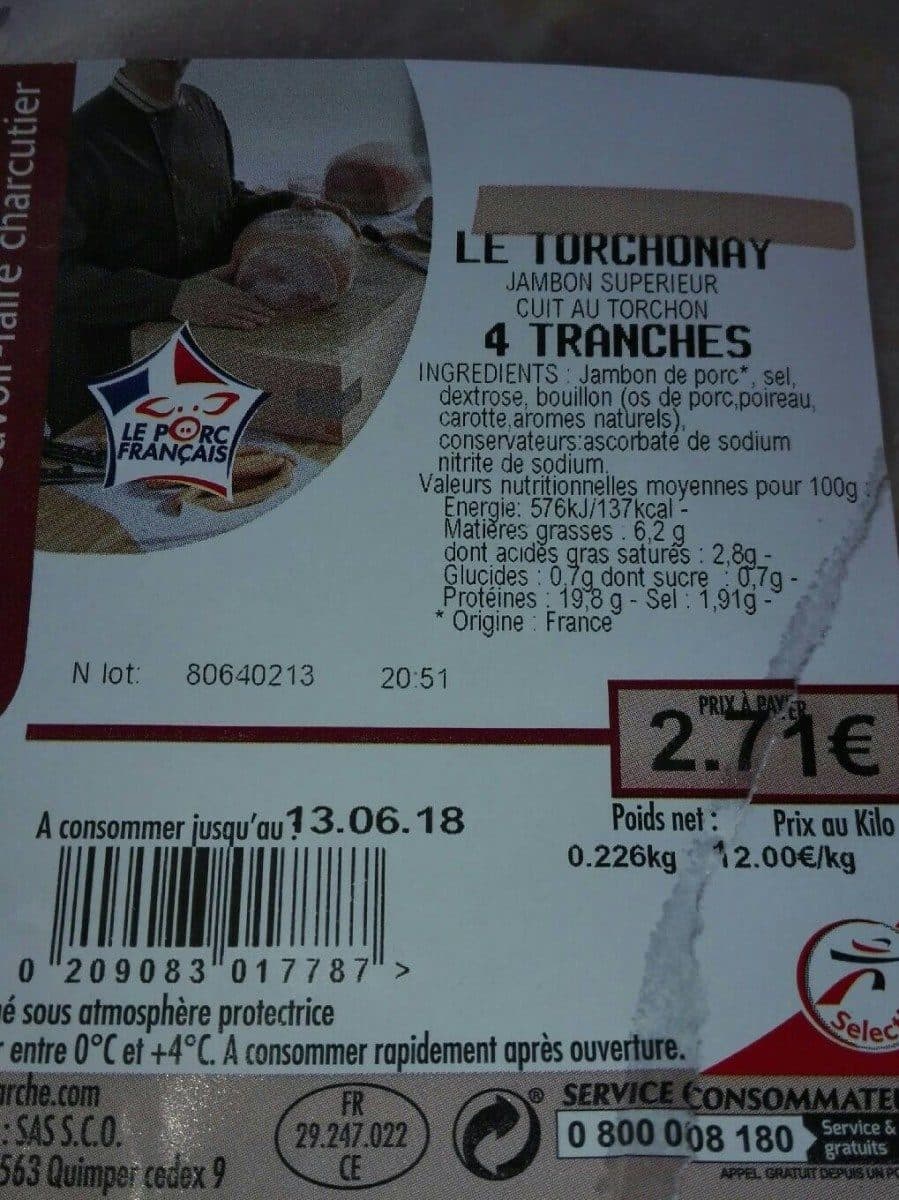 Open Food Facts Le torchonay packshot