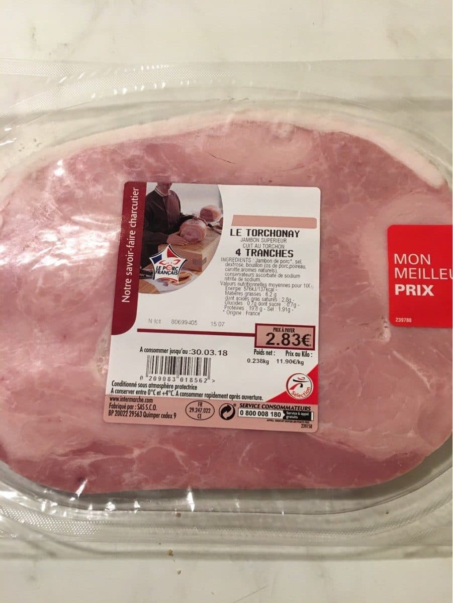 Open Food Facts Le Torchonay Jambon packshot