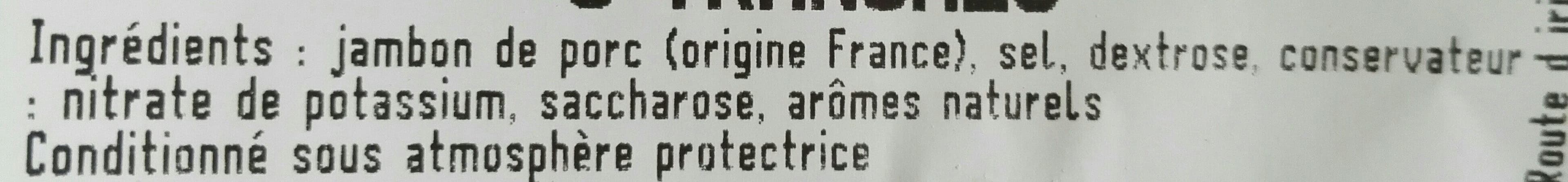 Open Food Facts Jambon cru 9 mois 6 tranches packshot