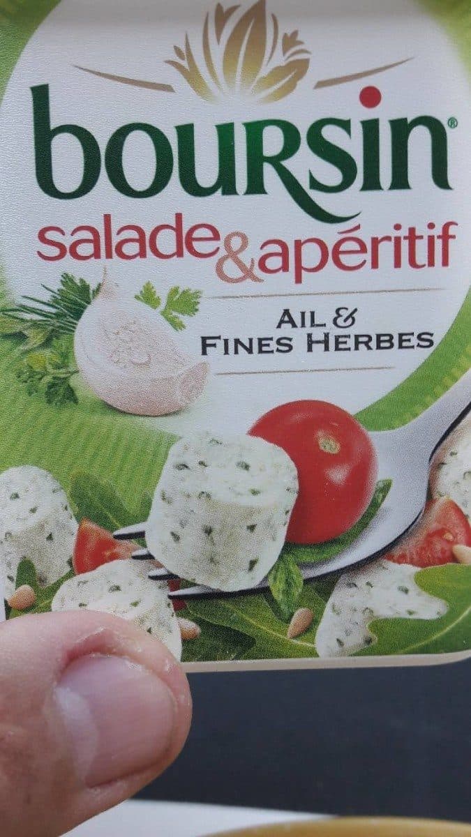 Open Food Facts Boursin salade aperitif packshot