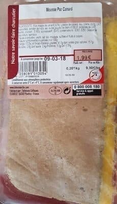 Selection Mousquetaire Mousse pur canard packshot