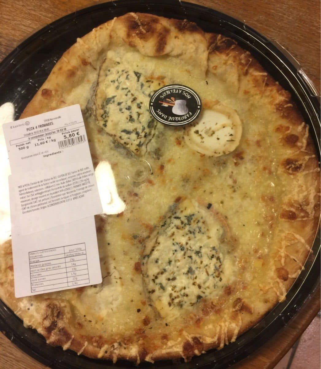 Open Food Facts Pizza 4 fromages packshot