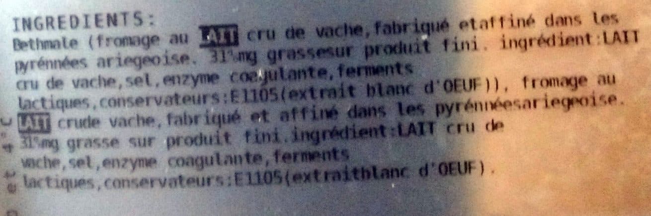 Leclerc Bethmale (à la coupe) packshot