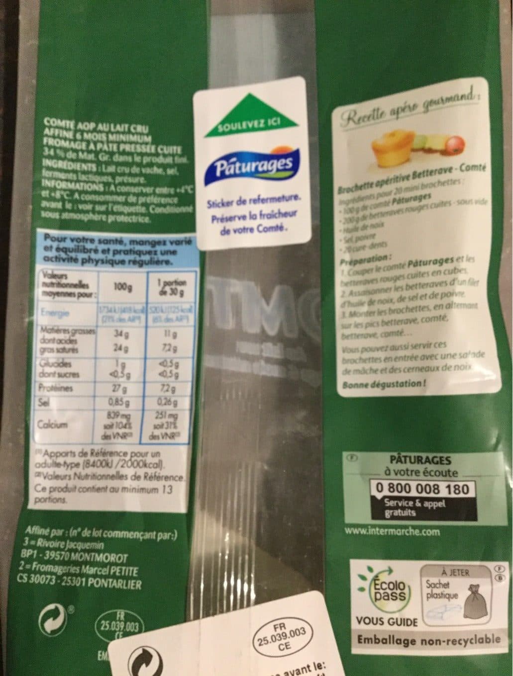 Pâturages Comté packshot