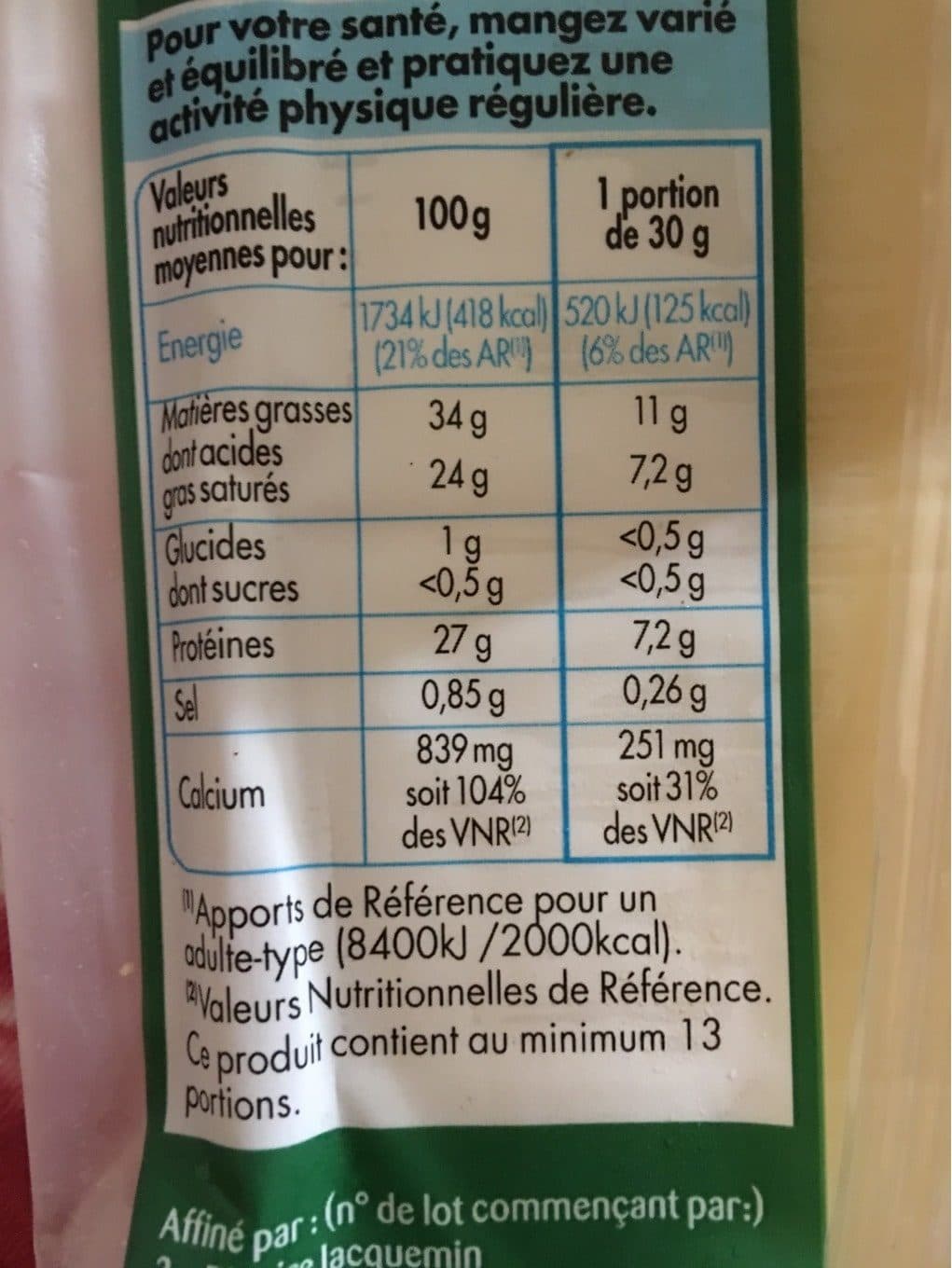 Pâturages Comté paturage au lait cru affinage 6 mois packshot