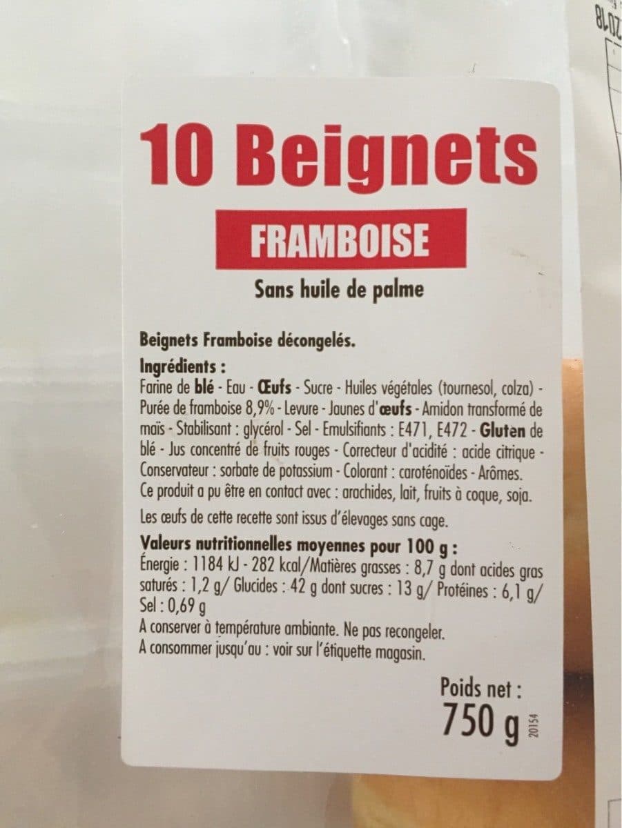 Open Food Facts Beignet framboise packshot