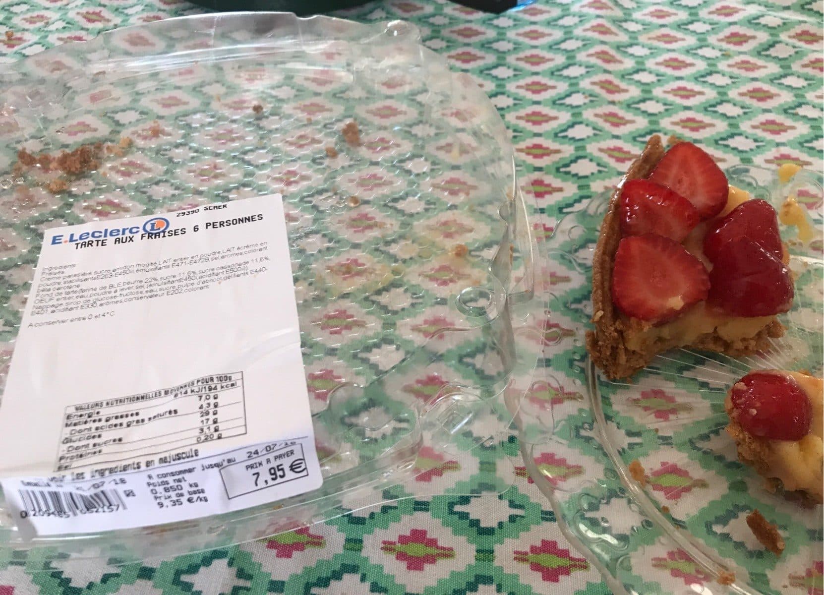 Open Food Facts Tarte aux fraises packshot