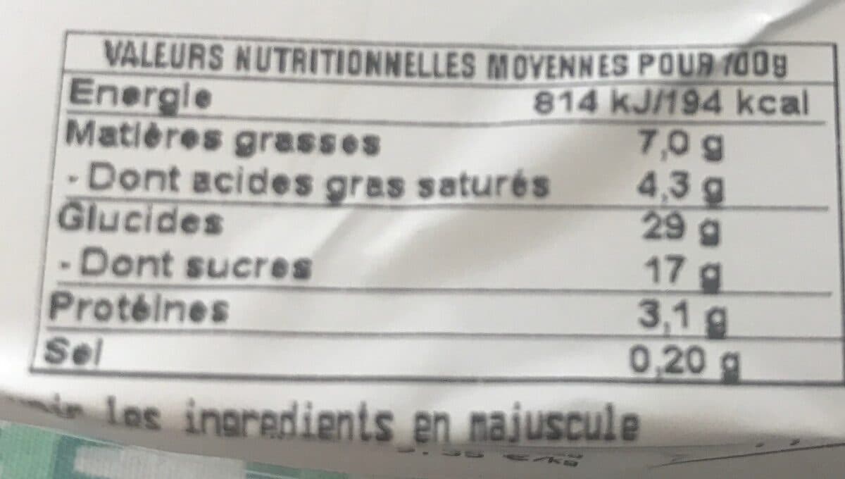 Open Food Facts Tarte aux fraises packshot