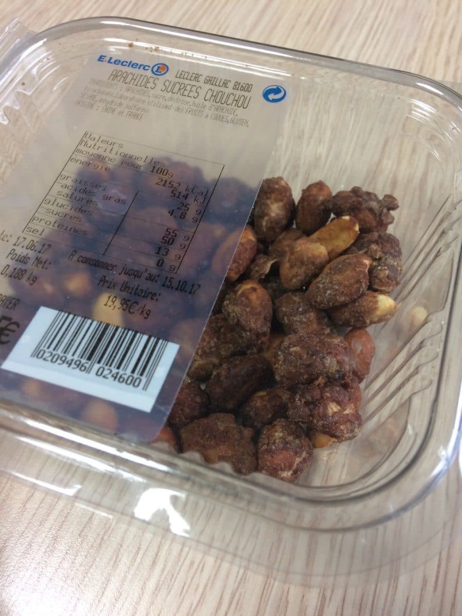Open Food Facts Arachides sucrees chouchou packshot