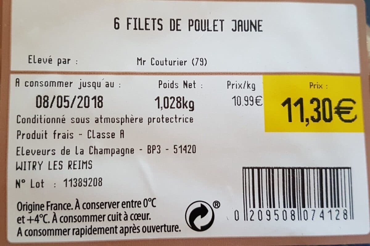 Volaé Filet de poulet packshot