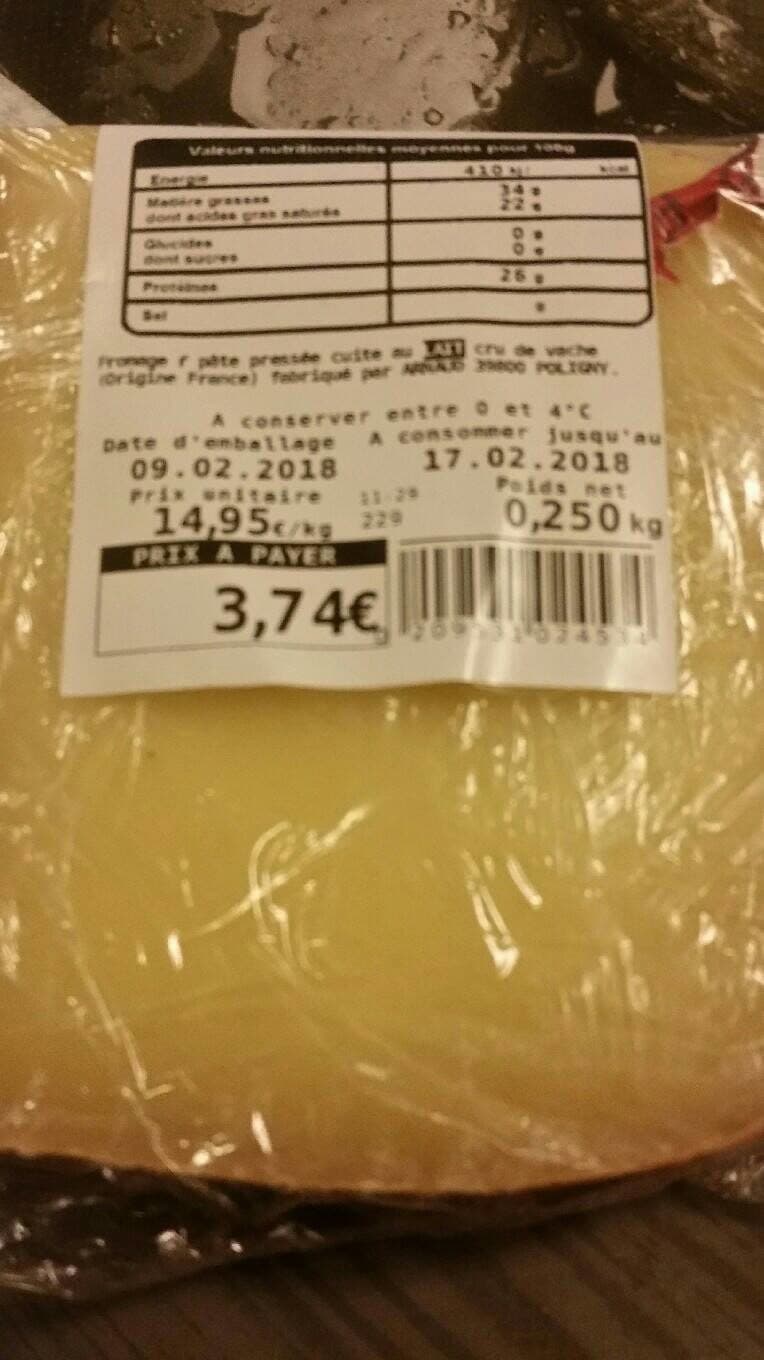 leclerc comté 6-8mois packshot