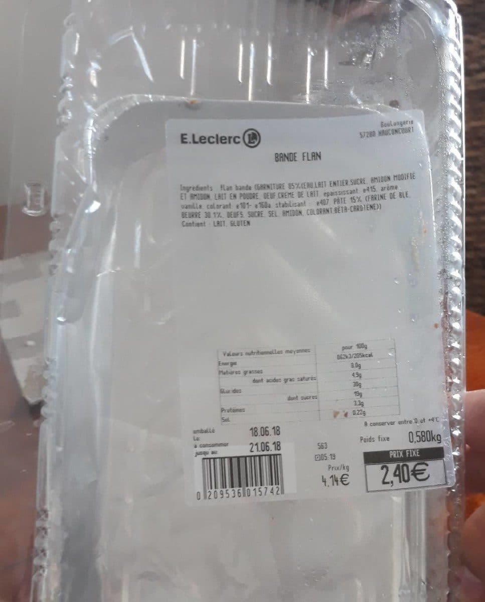 Open Food Facts Bande flan packshot