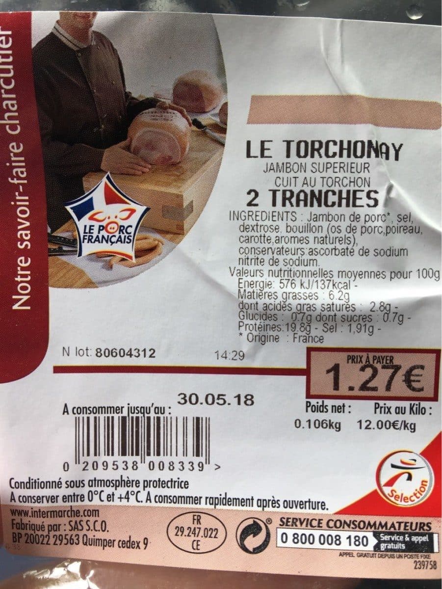 Open Food Facts Le Torchenay packshot