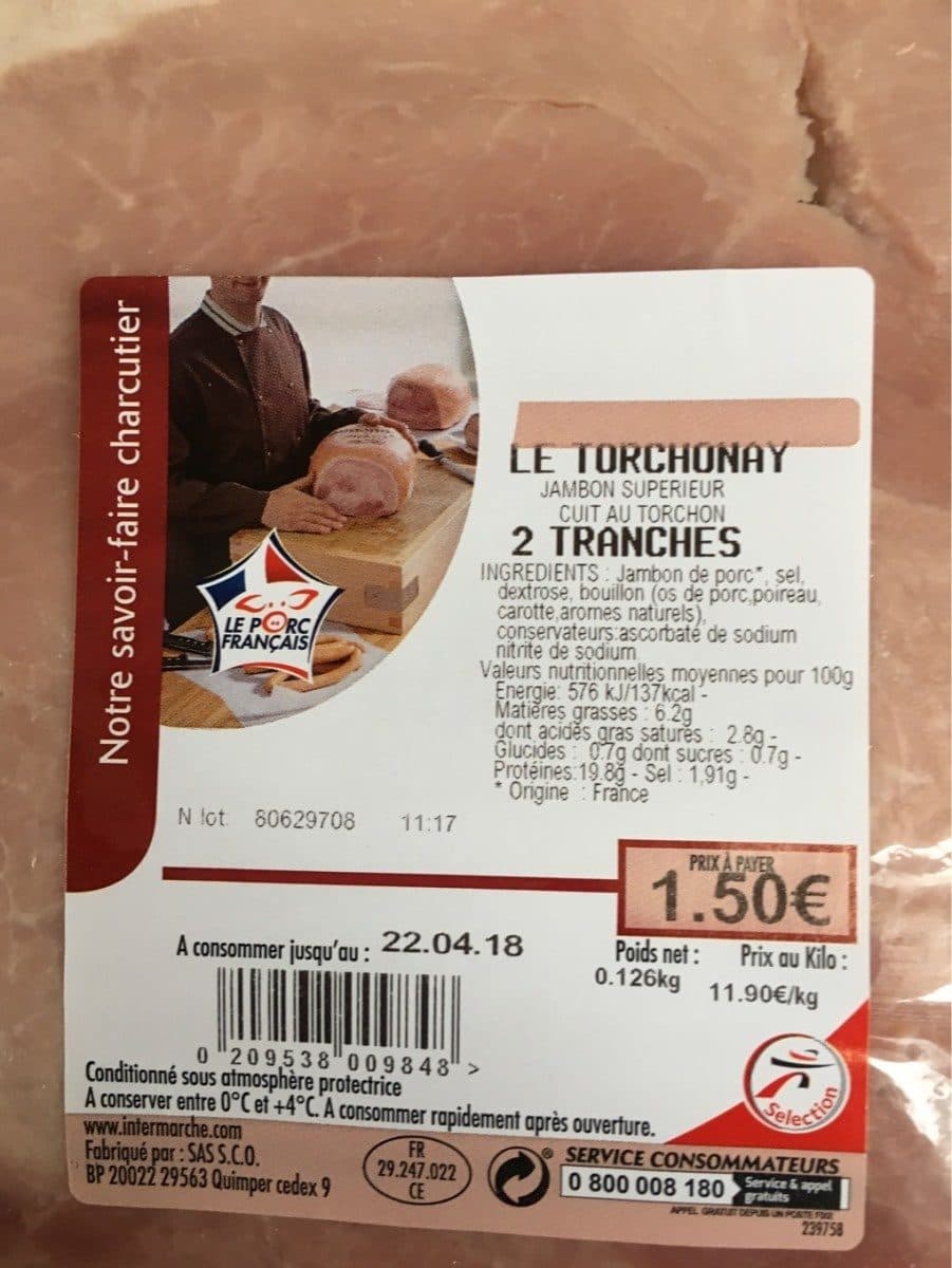 Open Food Facts Le torchonay packshot