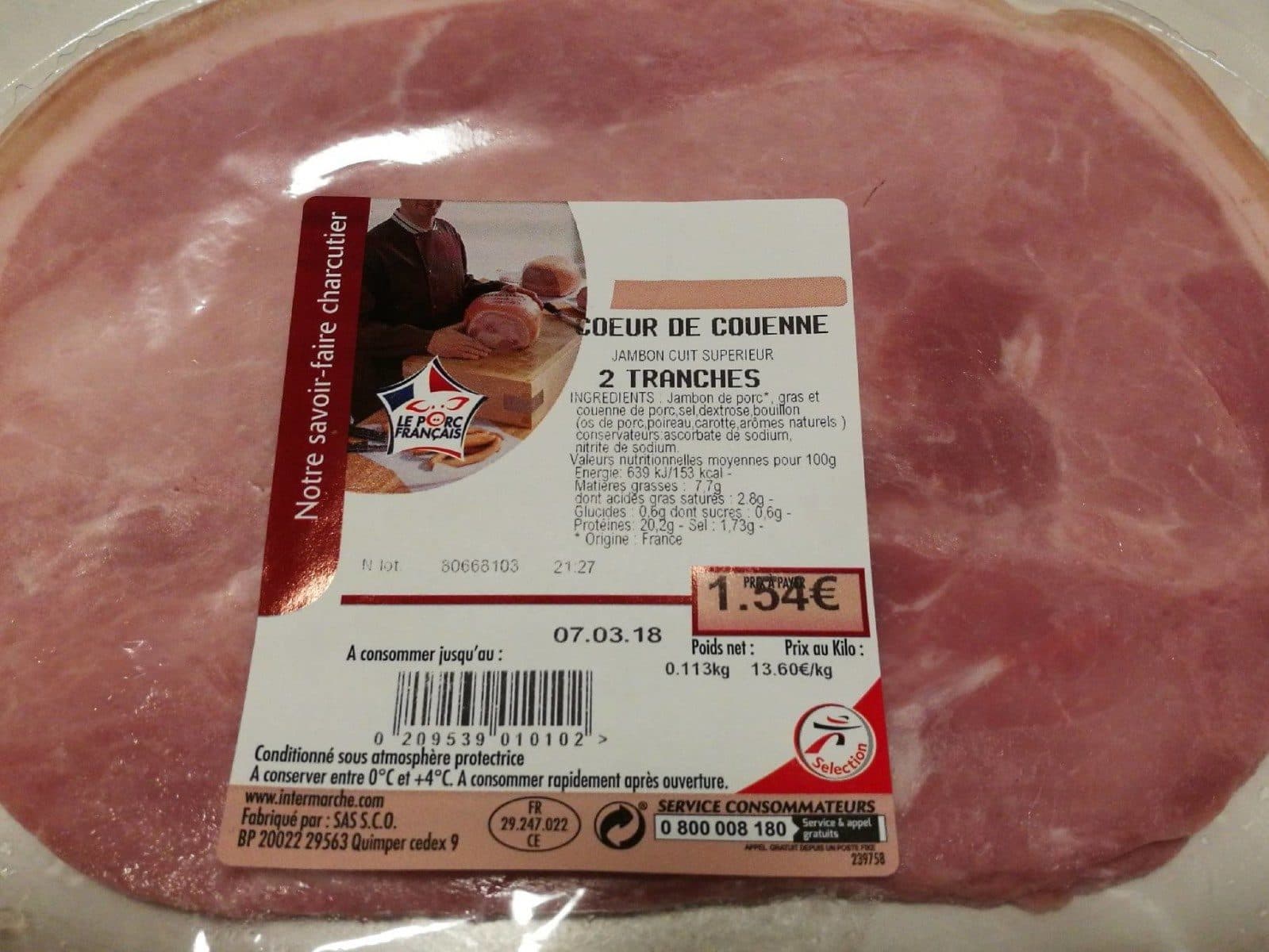 Supermarché Coeur de couenne packshot