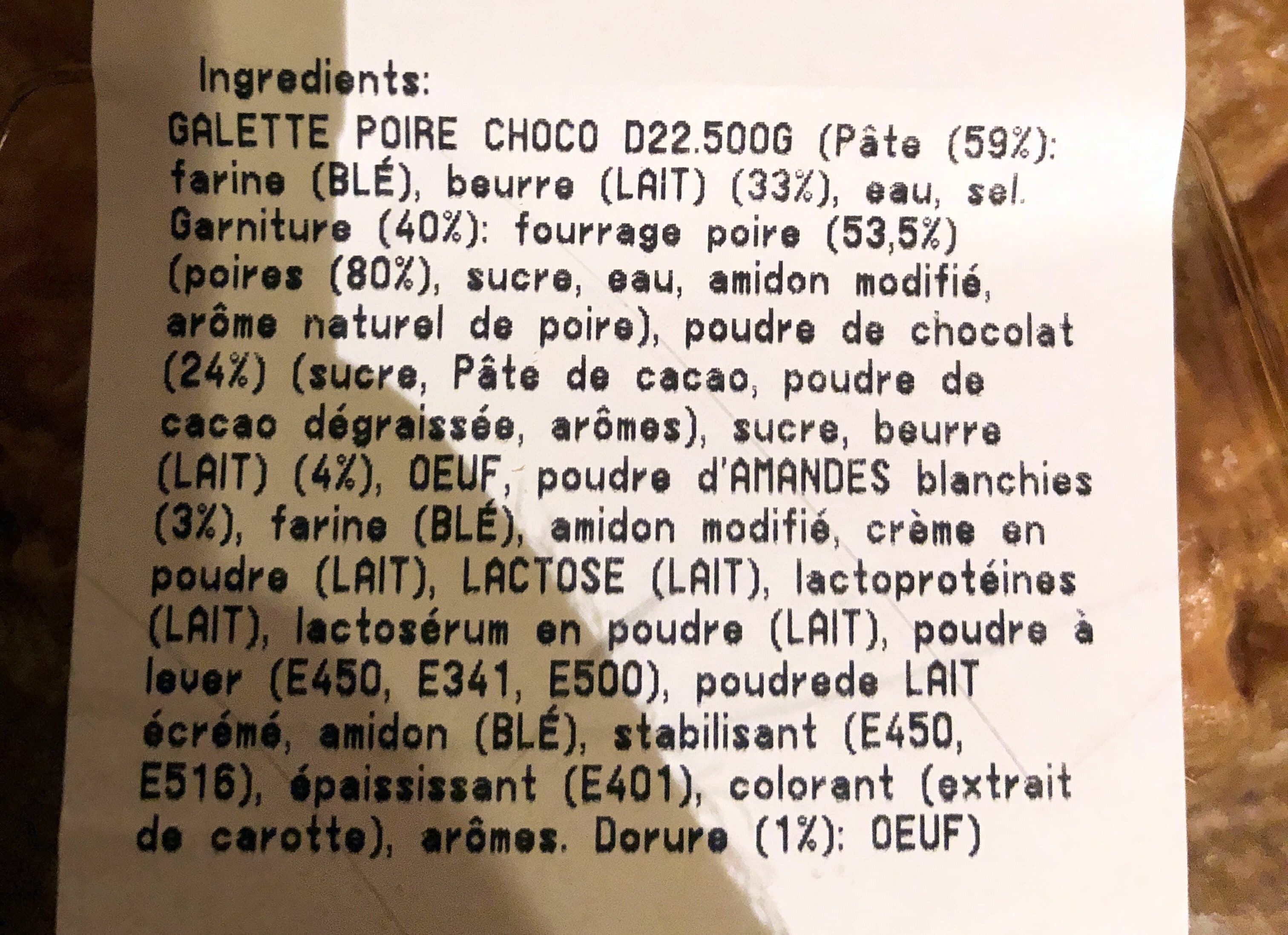 Leclerc Tarte chocolat packshot