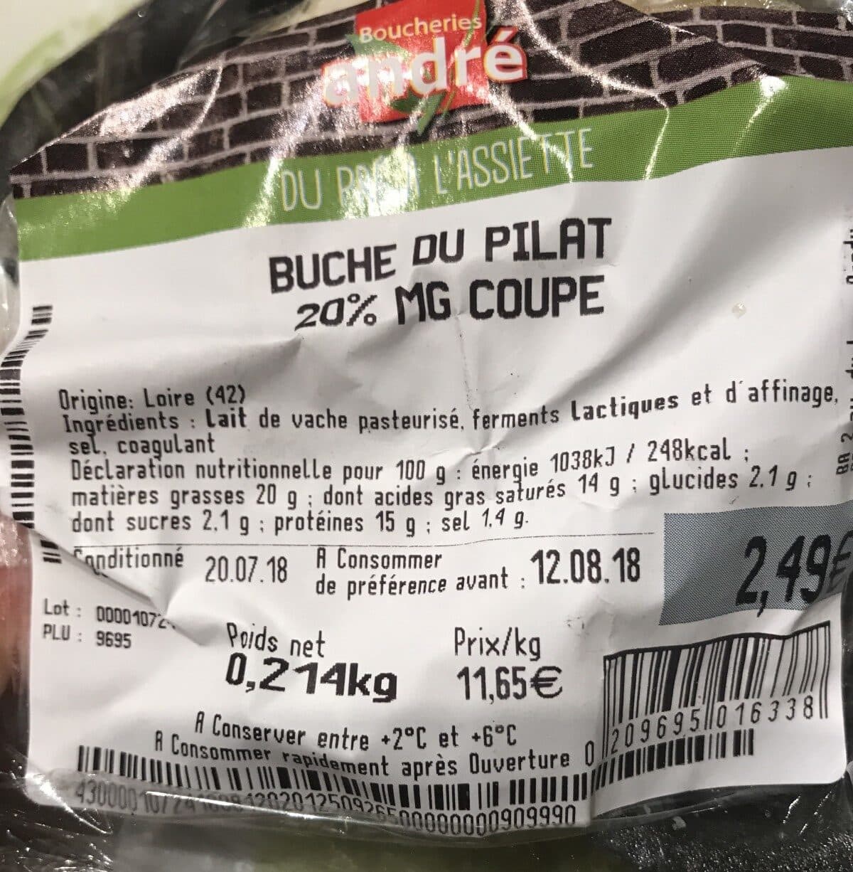Open Food Facts Buche du pilat packshot